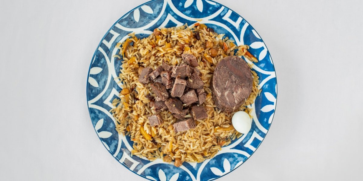 Tashkent Plov — Uzbek rice pilaf with lamb and carrots